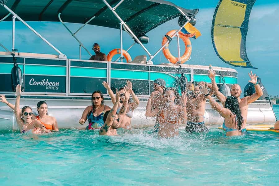 San Andres Island Tour In Shared Pontoon - What this San Andrés boat day is really like