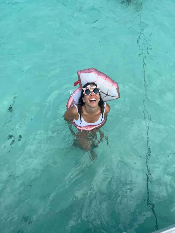 San Andres: Private Boat Trip with Aquarium and Beach Stops - White Watta Beach and the final swim