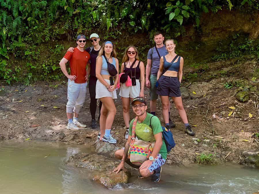 Santa Marta: Trekking in Minca Complete Waterfall Circuit - Oído del Mundo Waterfall after roughly 45 minutes