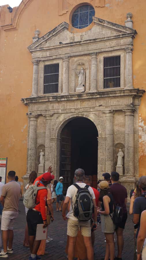 Shared Cartagena Old City Tour with Wireless Audio System - City walls, bastions, and cannon viewpoints