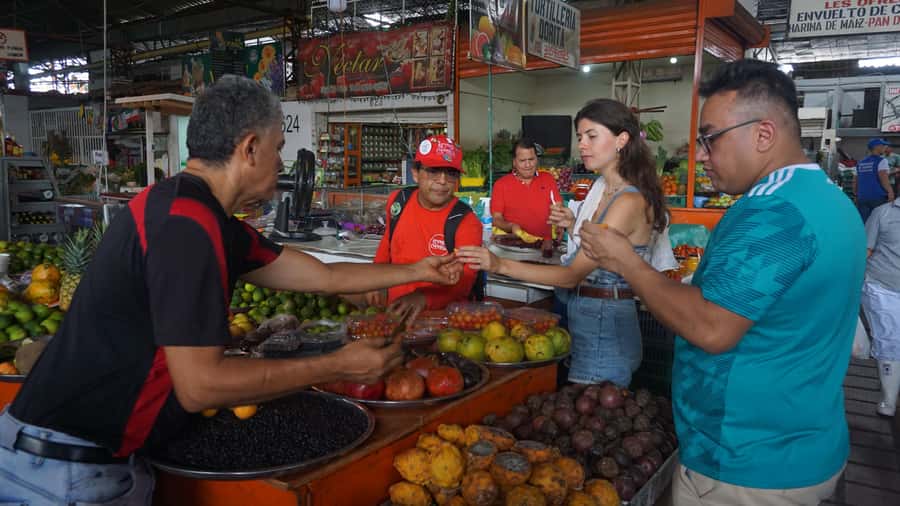 Shared Tour Cali's Local Food at Alameda Market - Fruit, juices, and the market’s color and texture