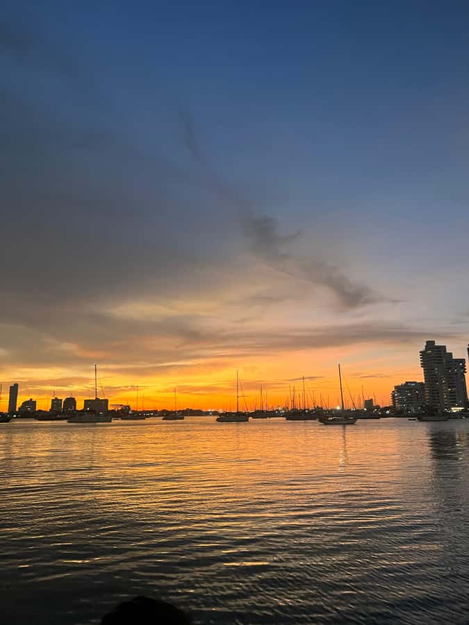 Sunset Party open bar on the bay while sharing with locals - The practical value of the $42 price